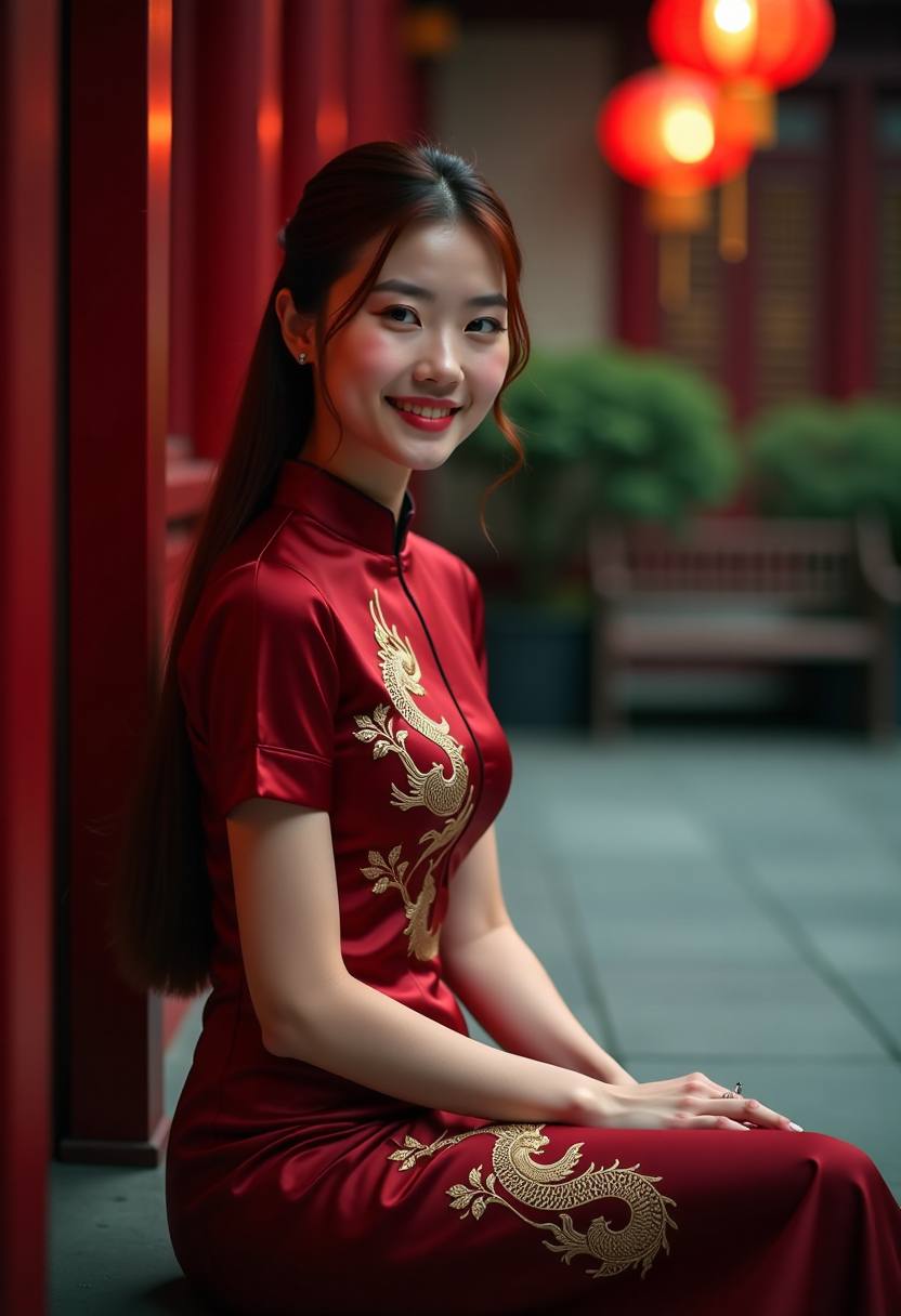 海报三人对照